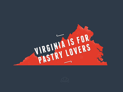 Pastry love design iconography pastries typography virginia