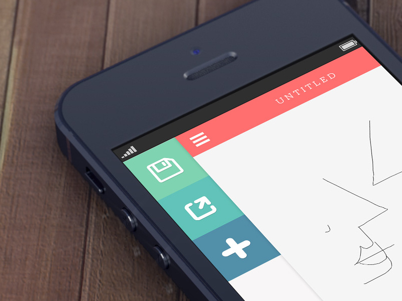 MS Paint mobile app by Alex Collins on Dribbble