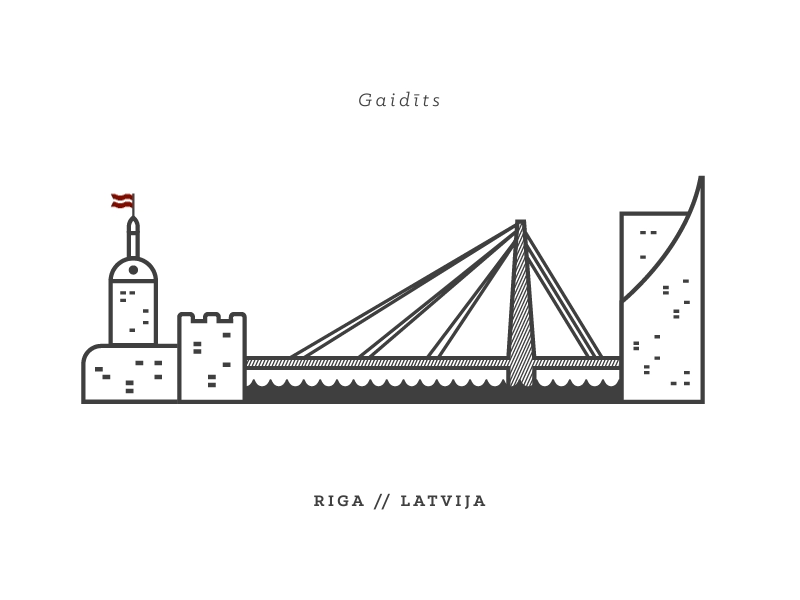 Part II of the childhood series: Latvia animation design gif illustration latvia repeat simple