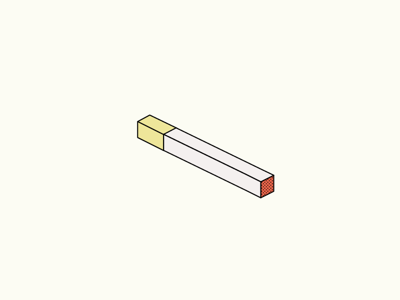 Cigarette 3d animation cigarette cubed design gif illustration motion