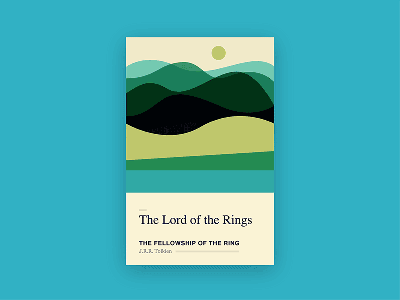 Lord of the Rings covers abstract book covers colors graphic design illustration simple the lord of the rings typography visual design