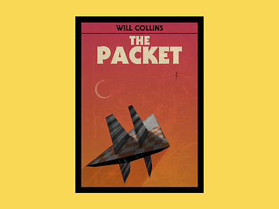 The Packet adventure book cover design illustration retro sci-fi space typography