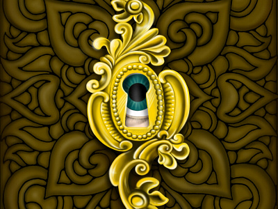 1572655417135 character design eye eyeball funny humour illustraion lock ornamental secret wacom