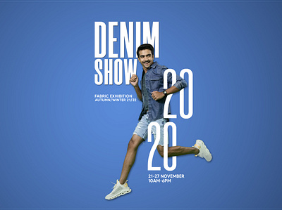 Denim Poster Design denim denim show event branding event flyer event poster flyer poster poster design