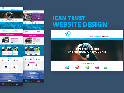 ICAN Trust Website Design
