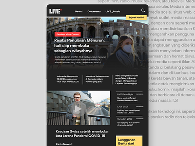 Detail Web From Mass Media LIVE - UI web