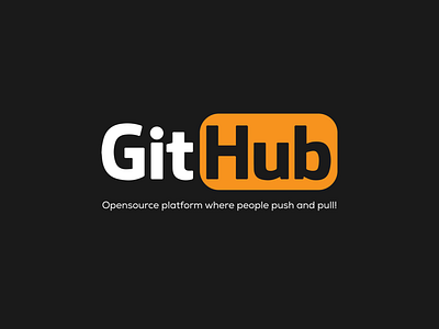 Oh GitHub! adobe illustrator creative design github minimal minimalism opencode opensource