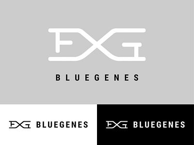 BlueGenes Logo Design biological branding branding and identity flat logo logo concept logodesign