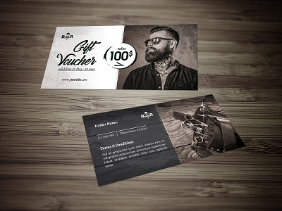 Gift Voucher ad advert advertisement barber black business card card cards colorful coupon discount eat fast food fitness gift gift cards haircut hamburger loyalty card orange