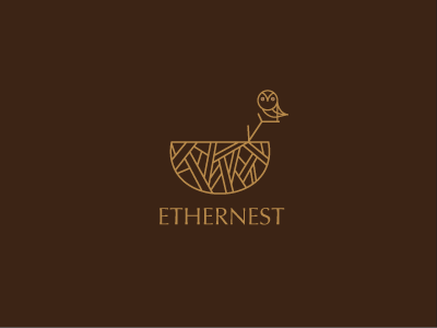 Rice Ethernest logo concept concept first shot logo nest owl riceowl