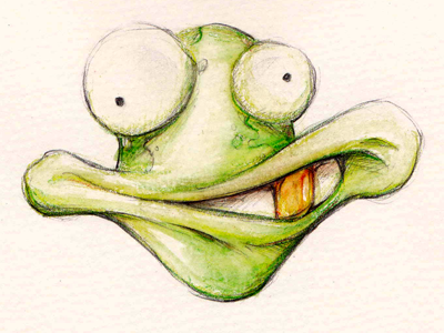 Frog illustration sketches
