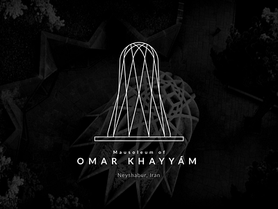 The Mausoleum of Omar Khayyam architecture illustration khayyam minimal persia persian poem poet tomb turism vector wine