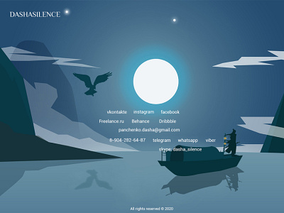 Dasha_Silence web design web designer web development website