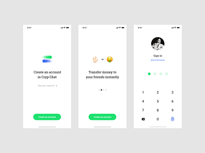 Join in Crypto Chat app app ui bitcoin blockchain crypto cryptocurrency design ethereum login ui ux