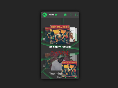 Day 17: Spotify App redesign clean design graphicdesign illustration interface landing page landingpage minimal spotify spotify app uidesign uiux ux web design webdesign website