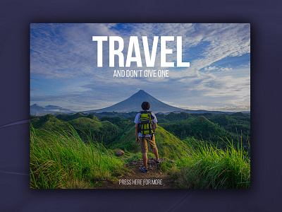 Day 43: Travel Website Concept