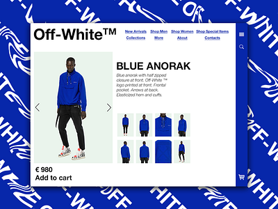 Day 44: Off-White Website Redesign