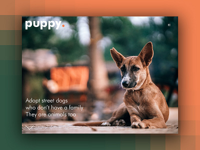 Day 59: Puppy Website branding clean daily design design graphic design graphicdesign illustration interface landing page landingpage minimal minimalistic ui uidesign ux web design webdesign website