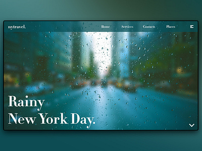 Day 76: Rainy New York Day branding clean daily design design graphic design graphicdesign illustration interface landing page landingpage minimal minimalistic uidesign web design webdesign website