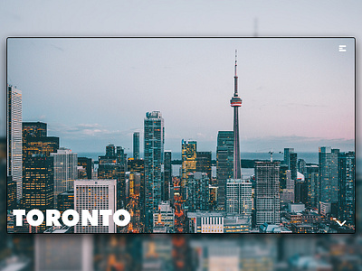 Day 95: Toronto Website branding clean daily design design graphic design graphicdesign illustration interface landing page landingpage minimal minimalistic simple ui uidesign uiux ux web design webdesign website