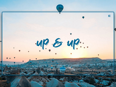 Day 202: Up & Up. daily daily design graphic design landing page ui ux web design website design