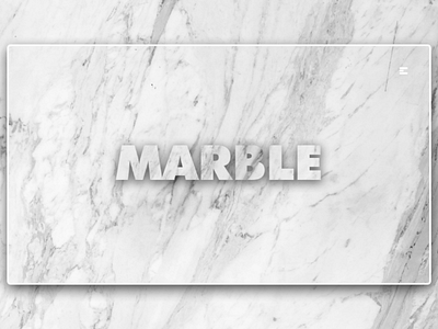 Day 217: Marble.