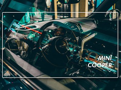 Day 220: Mini Cooper. clean daily design design graphic design illustration interface landing page minimal ui web design