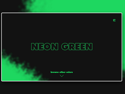 Day 237: Neon Green.