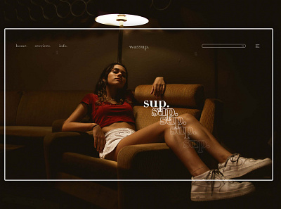 Day 254: Sup. clean daily design design graphic design graphicdesign landing page landingpage minimal web design website