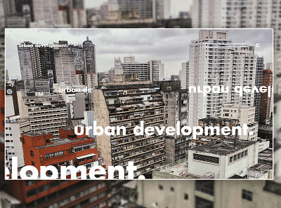 Day 265: Urban Development. clean design graphic design graphicdesign illustration interface landing page landingpage minimal uidesign web design