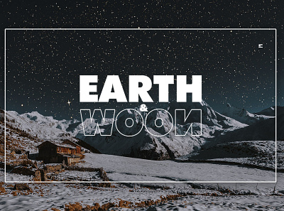 Day 278: Earth and Moon. clean design graphic design graphicdesign illustration interface landingpage minimal uidesign web design