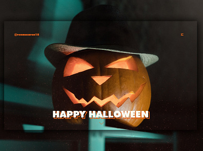 Day 288: Happy Halloween! clean design graphic design graphicdesign illustration interface landing page landingpage minimal uidesign web design