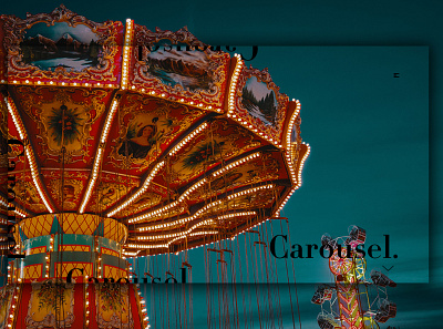 Day 294: Carousel. clean design graphic design graphicdesign illustration interface minimal web design