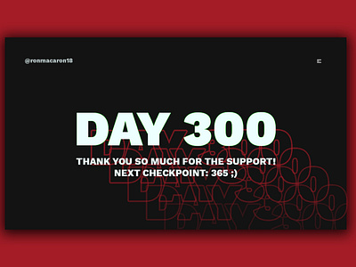 Day 300: Thank You!