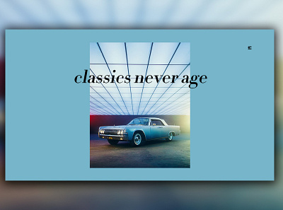 Day 316: Classics Never Age. clean design graphic design graphicdesign illustration interface landing page landingpage minimal uidesign web design