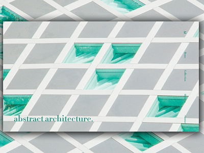 Day 348: Abstract Architecture Landing Page.