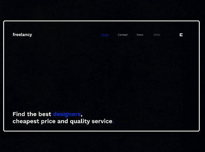 Day 361: Freelancy Website Concept. branding clean daily design design graphic design graphicdesign landing page landingpage minimal web design