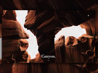 Day 362: Canyon Landing Page. branding clean daily design design graphicdesign landing page landingpage minimal web design website