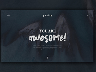 Day 364: Positivity Landing Page.