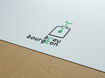 "Beau Bourgeon" Logo graphic design logo minimalism nature terrarium