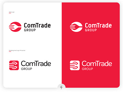 Comtrade Logo Redesign brand branding clean design flat logo logo design logotype minimal type vector web