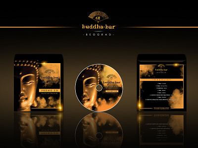 Buddha Bar Belgrade CD Cover bar branding buddha cover cover design design minimal music art product design
