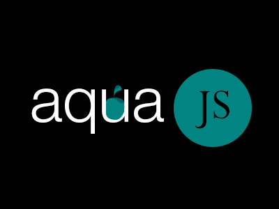 Branding Aqua.js aqua branding flat logo