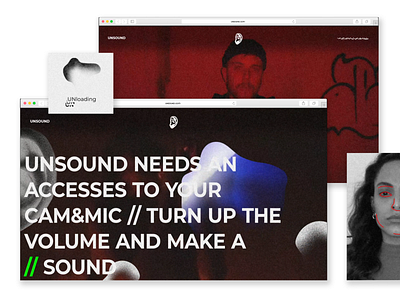 UNSOUND animation branding collaboration design festival logo music typography uxui website