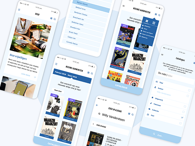 Comic book library adobe xd app behance branding catalogue comics concept information architecture interaction interfacedesign library responsive design ui ux web design