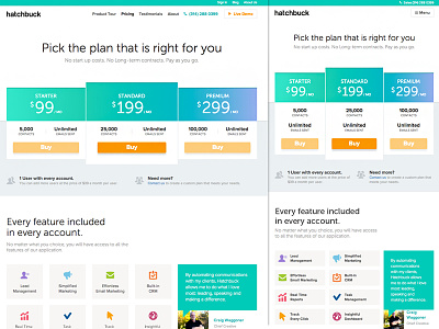 Responsive Pricing Page