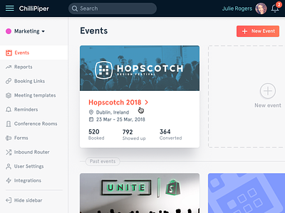 Events Web App
