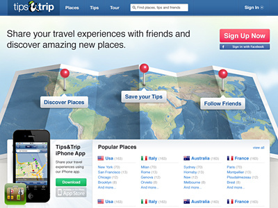 Redesign responsive website ux ui user interface interface webdesign web design map landing page