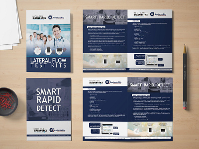 Medical Kit Company Sales Brochure brochure brochure design brochure layout clinic company sales corona coronavirus diagonstic doctor kit medical medical care medical design patient sales sales brochure test