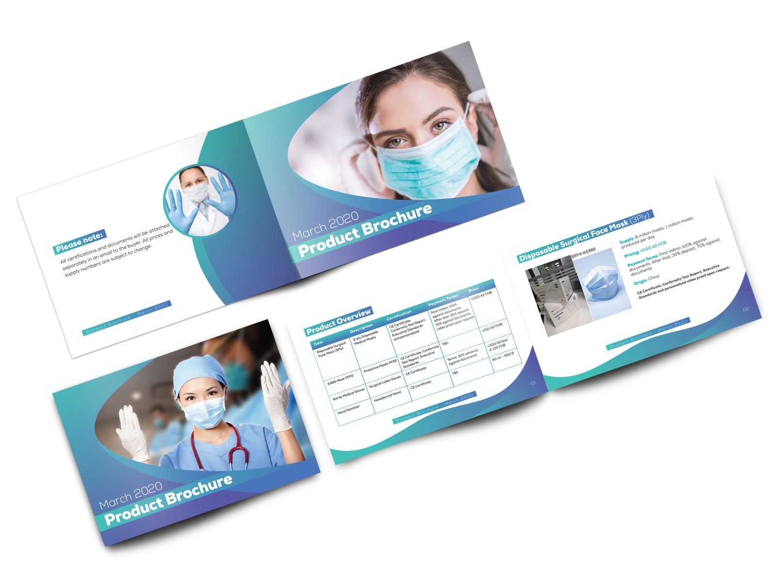 PPE Product Brochure by GraphicDawn Studio on Dribbble